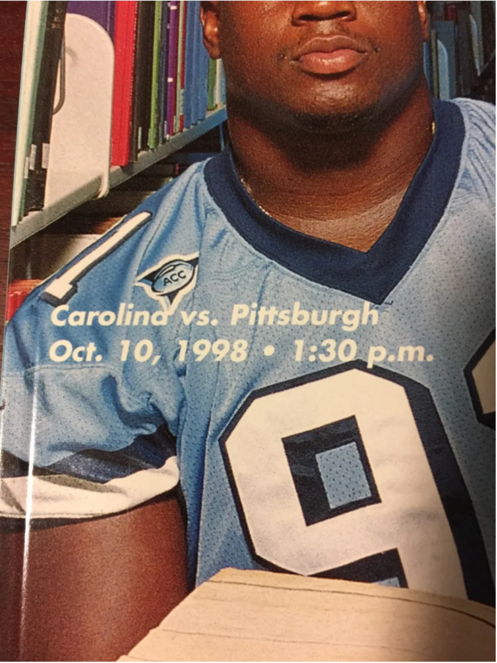 1998 CAROLINA, Football Magazine, UNC Tar Heels, Carolina VS Pittsburgh